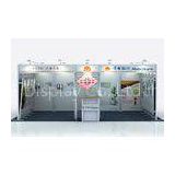 3X4 White Exhibition Booth Display , 10x13 Portable Modular Trade Show Booths