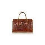 Vintage Cowhide Womens Leather Handbags , Leather Briefcase Bag For Business Meeting