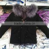 The Kid Style Black Shell With Grey Lining Cute Little Gile/boys Jacket thumbnail-1