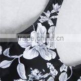 Sublimation Printed Bikini Control Brief Bottom Tankini High Waisted Swimsuit thumbnail-4