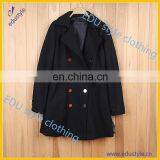 2017 Hot Selling Black Wool Coats Unisex Winter Clothes thumbnail-1
