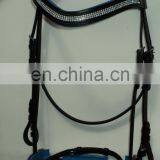 FANCY LEATHER SNAFFLE BRIDLE. thumbnail-4