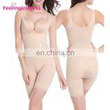 Full Nude Sleeveless Nylon Sexy Fat Women Shapewear Wholesale Body Shaper thumbnail-1