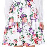 19 Colors ! Grace Karin Cheap Occident Short Retro Vintage Floral Print Cotton Skirt CL6294-3# thumbnail-3