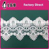 Wholesale Popular White Embroidery Water Soluble Milk Silk Lace