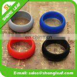 Simple One Color Silicone Finger Rings Logo Color Filling Silk Priting Laser Carving Logo thumbnail-5