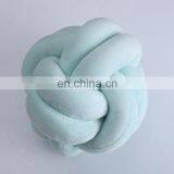 Unique Modern Polyester Crystal Velvet Chunky Knotted Ball Pillow Cushion With Core And Filling thumbnail-6