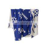 RAWHOUSE Jacquard Cotton 100 Knit Throw Blanket thumbnail-4