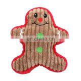 Interactive Cute Cartoon Molar Bite Resistant Simple Pet Plush Squeaky Toys Christmas for Dogs thumbnail-3