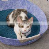 Fancy Funny Heated Indoor Round Pet Dog Cat Scratcher Bed thumbnail-3