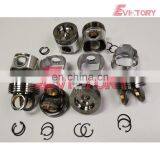 For Caterpillar D6M Engine Rebuild Kit 3116 3116T 3116DITA Split Piston + Ring Cylinder Liner Gasket Bearing Kit thumbnail-1