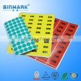 SINMARK 2015 Popular Colorful Customized Barcode Label Sticker