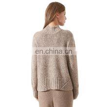 Эрдос. Шерстяной свитер из Cashmere для женщин, свитер с воротником на всю грудь большого размера thumbnail-2