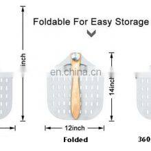 Private Label Newest Shovel Perforated Non Stick Metal Foldable Aluminium Pizza Peel thumbnail-5