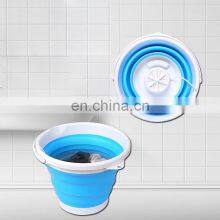 Latest Collapsible Semi Automatic Cloth Front Load Bucket Foldable Cheap Washing Machine thumbnail-2