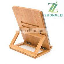 Wholesale Cheap Natural Bamboo Wood Folding Holder Stand for IPad thumbnail-3