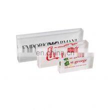 Оптовая продажа акриловых фотоблоков. Прозрачный твердый выгравированный акриловый блок толщиной 20 мм