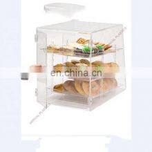 Acrylic cake/bread store promotional display showcase