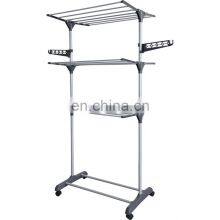 Top Selling Clothes Rack Easy to Assemble Clothes Drying Rack Household Foldable Storage Drying Rack Clothes thumbnail-1