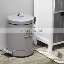 Wholesale Kitchen Waste Bins Hand Lifting Standing Waste Recycling Bin Embossed Food Waste Can Trash Bin thumbnail-5