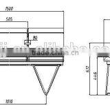 Curve Plywood Waiting Chair Airport Chair Lounge Chair H63D-3-V for Public Seating thumbnail-6