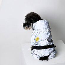 Fashion White Dog Reflective Clothes/ Outdoor Water-proof Dog Clothes/ thumbnail-1
