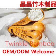 Set of 4 Bamboo Measuring Spoons From Twinkle Bamboo Whoelsale thumbnail-1