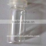 Glass Vial With Snap-on Plastic Cap