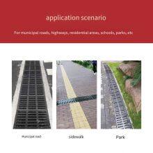 Lubao Manufacturer of Ductile Iron Gutter Covers, Single Grate, 400*800, Heavy-duty Drainage for Sewage and Rainwater in Factories thumbnail-4