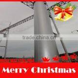Round Galvanized 69kv Transmission Line Steel Pole Tower Supplier thumbnail-1