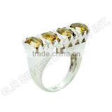 Citrine Oval Faceted Gemstone Wholesale Ring,sterling 925 Silver Amazing Women Ring Jewelry thumbnail-4