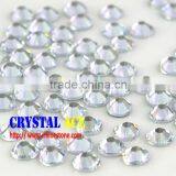 Wholesale Crystal Glass Flatback Loose Round 14 Facet Cuts Non Hotfix Rhinesotone for Nail Art Decoration