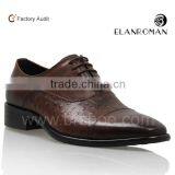 High Quality New Design Men Pointed Toe Genuine Leather Cowhide thumbnail-1