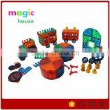 Puzzle Magnetic Toy Magformers Kids Plastic Magnetic Construction Set thumbnail-1