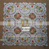 Rosette Floral Machine Embroidery Tablecloth thumbnail-1
