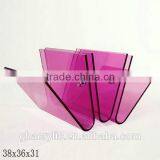 GH-RZ598 Professional Acrylic Holder/acrylic File Storage/acrylic Magazine Rack ,customized Acrylic Magazine Display Rack thumbnail-3