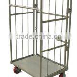 Moveable Silver and Fold Logistics Trolleys for Industry