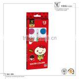 12pcs Non-toxic Water Colors Paint Watercolor Paint