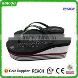 Black Plus White Women Sandals 2016 Summer Heels Wedges Sandals