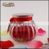 Unique and Cheap Scented Candles in Pumpkin Glass Jar for Home Decoration thumbnail-1