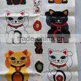 Kitchen Linen Tea Towel for Promotion and Giftkitchen Printed Tea Towel for Home Decoration Cat Design thumbnail-3