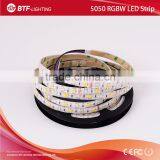 5m 60leds/m 5050 rgbw led strip RGB+Warm White strip Waterproof IP65 White PCB DC12V SMD 5050 Mixed color