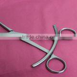 OR Grade Bone Reduction Forceps Curved Pointed Tips 8" Orthopedic Instruments By Taidoc