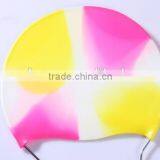 Custom Design Rainbow Silicone Original Swim Cap thumbnail-3