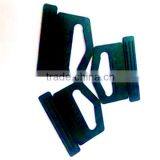 Black Euro Hole Plastic Hckaginang Hooks For Display Pag Box or Bag thumbnail-1