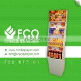 3 Shelves Supermarket Retail Cardboard Poster Display Stand
