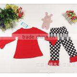 Kids Holiday Clothing Set Baby Girls Ruffle Pant Outfit Baby Girls Christmas Cotton Autumn Clothes Set for Christmas TR-CA16 thumbnail-2