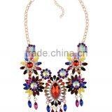 Wholesale China YIWU Zinc Alloy Fashion Metal Link Chains Eyes Shapes Women Luxury Wedding Gold Necklace Jewelry thumbnail-1