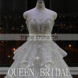 Real Works Luxury Bling Wedding Dresses Ball Gown in Turkey 2016 thumbnail-4