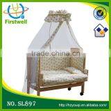Popular Sales Antique Chinese 3-in-1 Baby Crib thumbnail-5